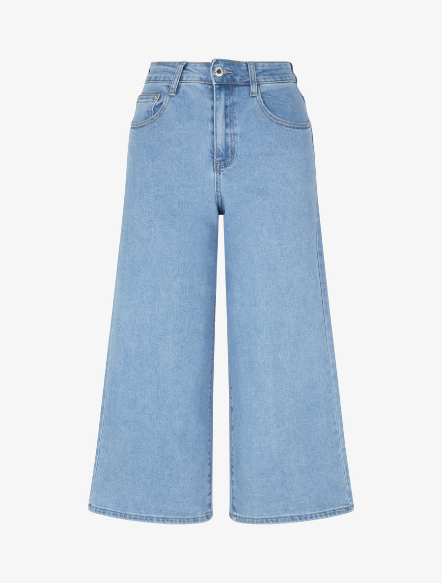 Bermuda ample taille standard - Bleu - 1