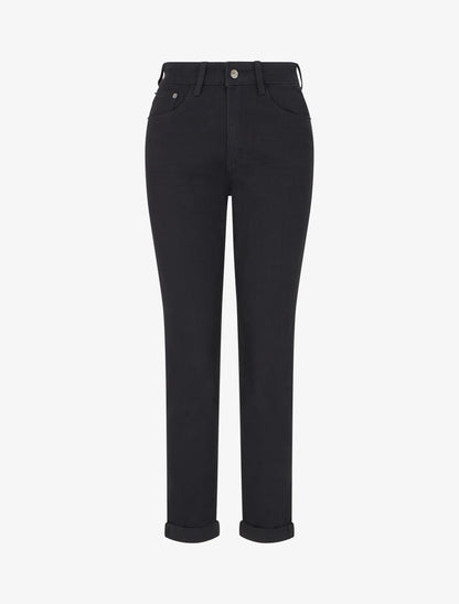 Jean mom taille haute - Noir - 1