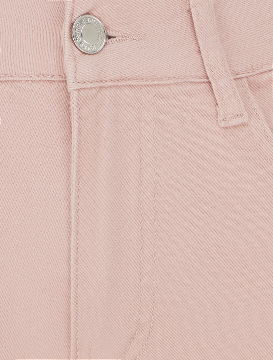 Jean wide leg coupe droite - Rose - 3