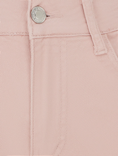 Jean wide leg coupe droite - Rose - 3