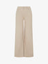 Jean wide leg à bords francs - Beige - 1