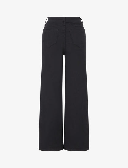 Jean grande taille uni coupe droite - Noir - 2