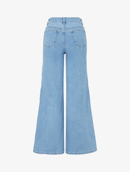 Jean push up à 4 poches coupe droite - Bleu - 2