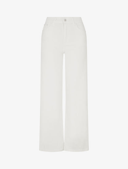 Jean wide leg taille haute - Écru - 1