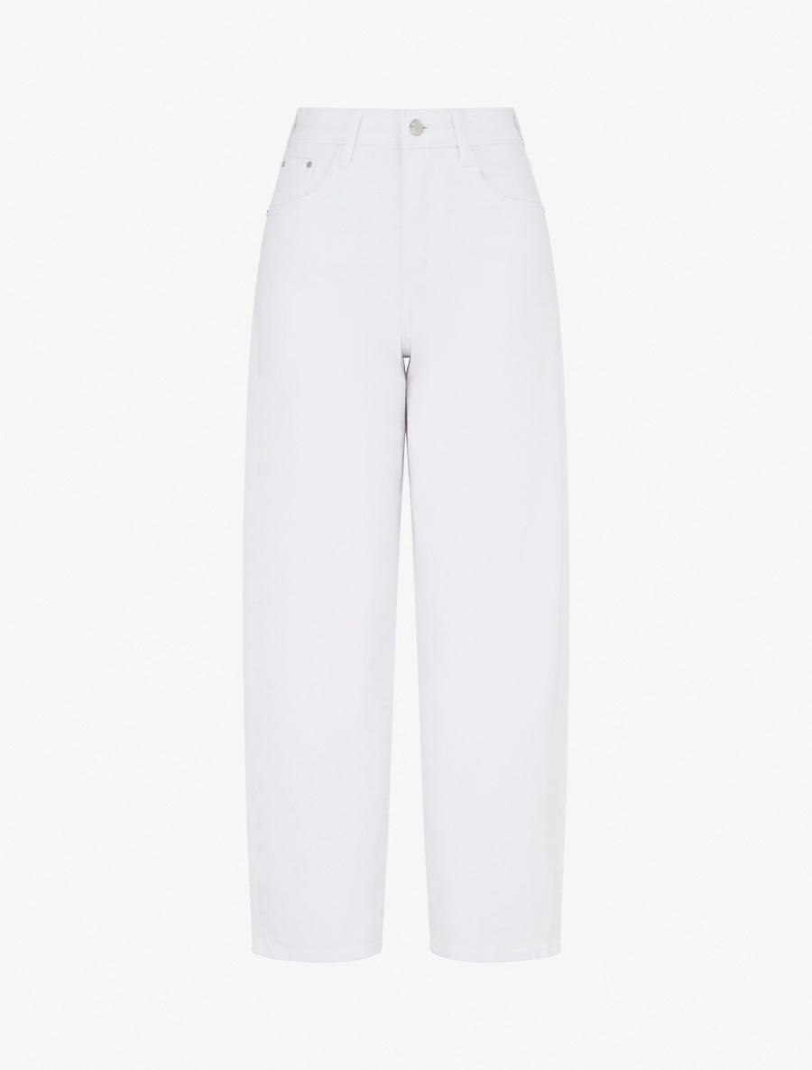 Jean met rechte snit - Wit