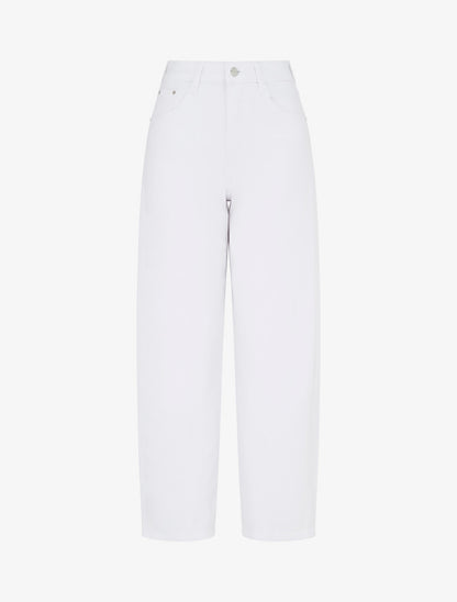 Jean met rechte snit - Wit