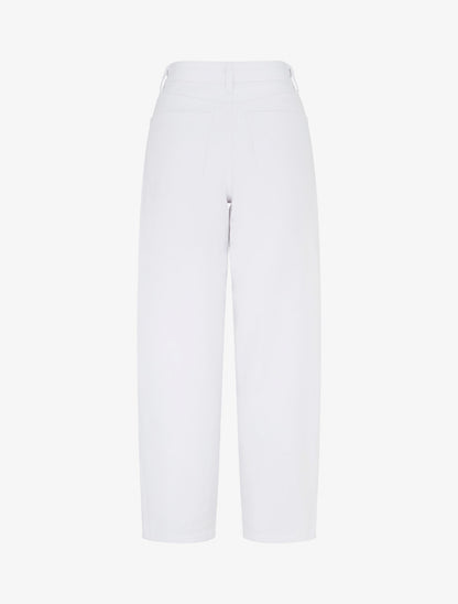 Jean met rechte snit - Wit