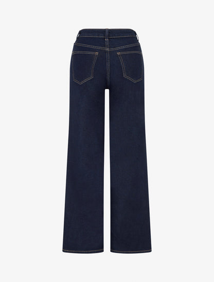 Jean stretch coupe ample - Bleu brut - 2