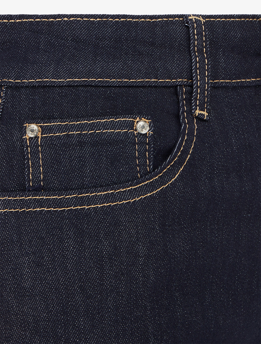 Jean ample grande taille - Bleu brut - 3