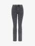 Jean skinny taille haute - Gris anthracite - 1