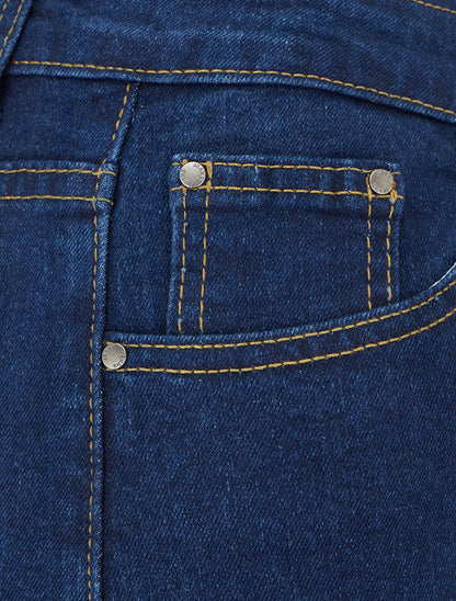 Jean wide leg classique - Bleu denim - 3