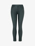 Jean skinny effet ciré - Vert foncé - 1