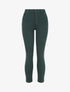 Jean slim uni à taille haute - Vert bouteille - 1