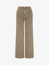 Jean uni wide leg - Beige - 1