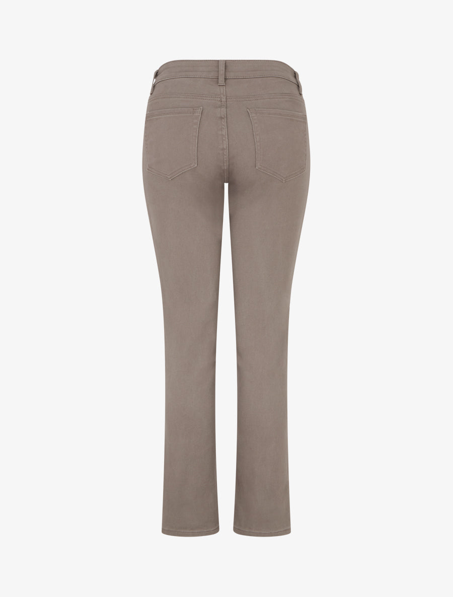 Jean uni coupe droite - Taupe - 2