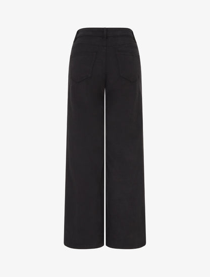 Jean wide leg uni - Noir - 2