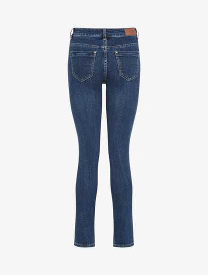 Jean slim délavé - Bleu denim - 2