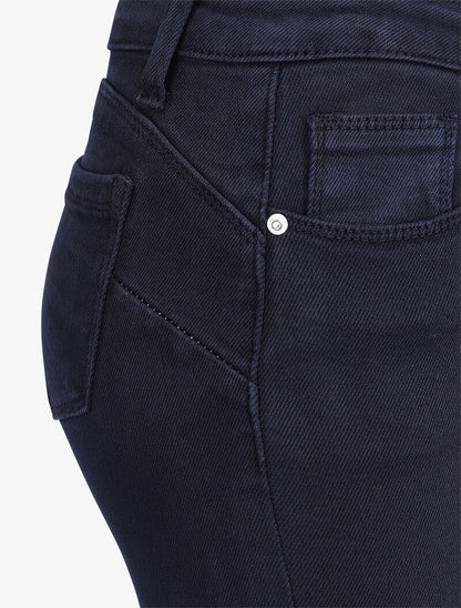 Jean stretch à taille haute coupe skinny - Marine - 3