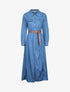 Robe longue en jean - Bleu denim - 1