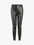 Legging ultra skinny en simili - Noir - 4