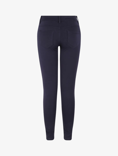 Pantalon ultra skinny à taille basse - Marine - 2