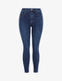 Jean slim stretch à taille standard - Bleu - 1