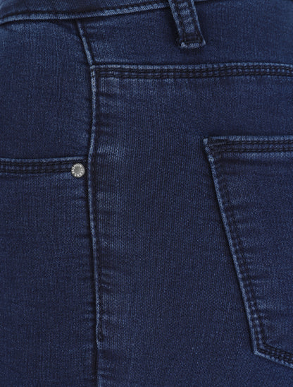 Jean skinny push up à taille basse - Marine - 3