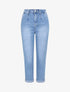 Jean mom fit légérement délavé - Denim clair - 1