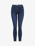 Jean push-up skinny - Bleu foncé - 1