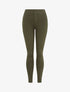 Pantalon stretch skinny à taille haute boutonnée - Kaki - 4