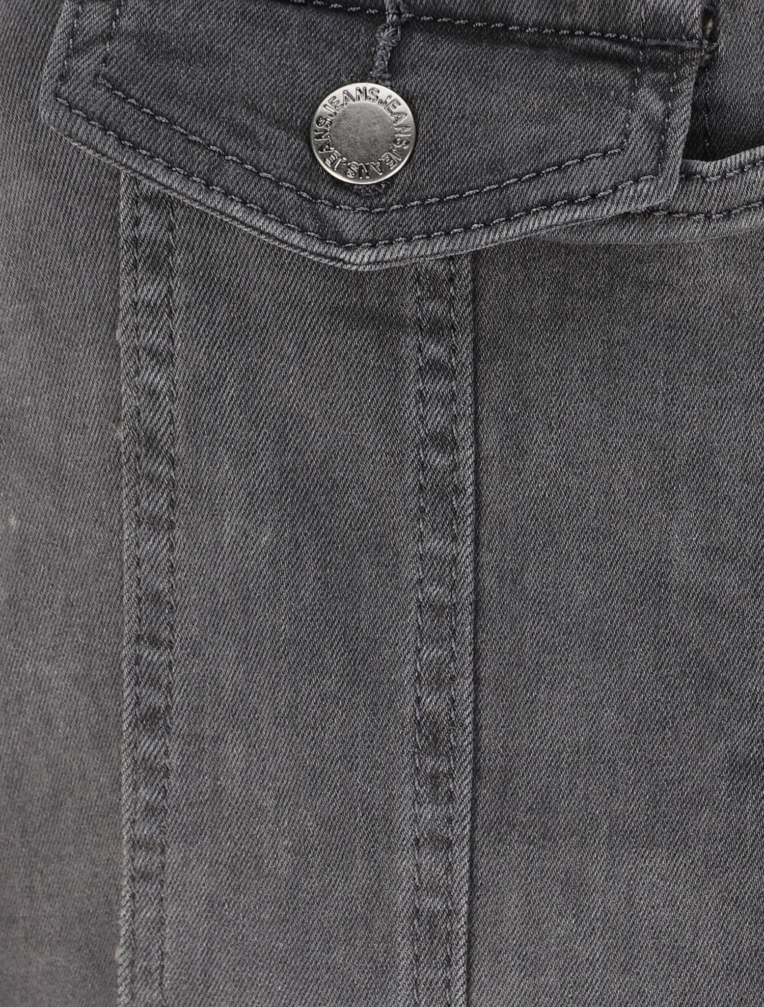 Salopette en jean skinny - Gris - 3