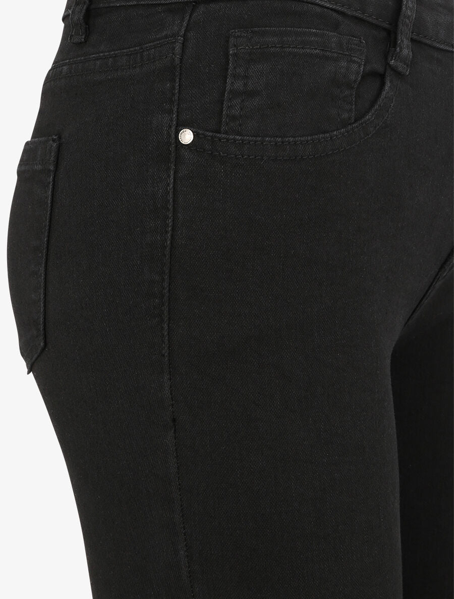 Jean slim taille standard - Noir - 3