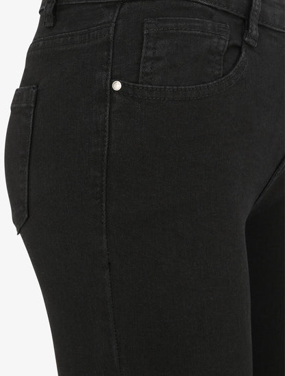 Jean slim taille standard - Noir - 3