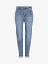 Jean droit à revers - Bleu denim - 4