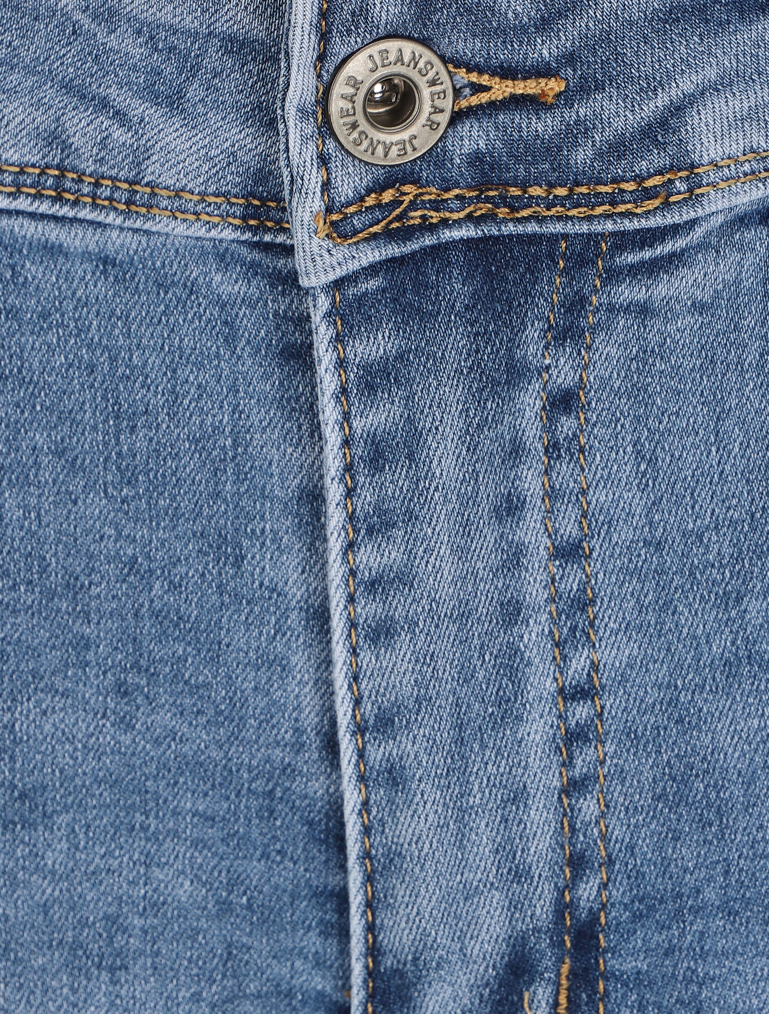 Jean droit à revers - Bleu denim - 3