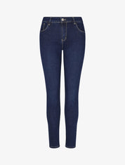 Jean grande taille coupe slim - Bleu - 4