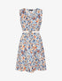 Robe patineuse imprimé fleurs d&