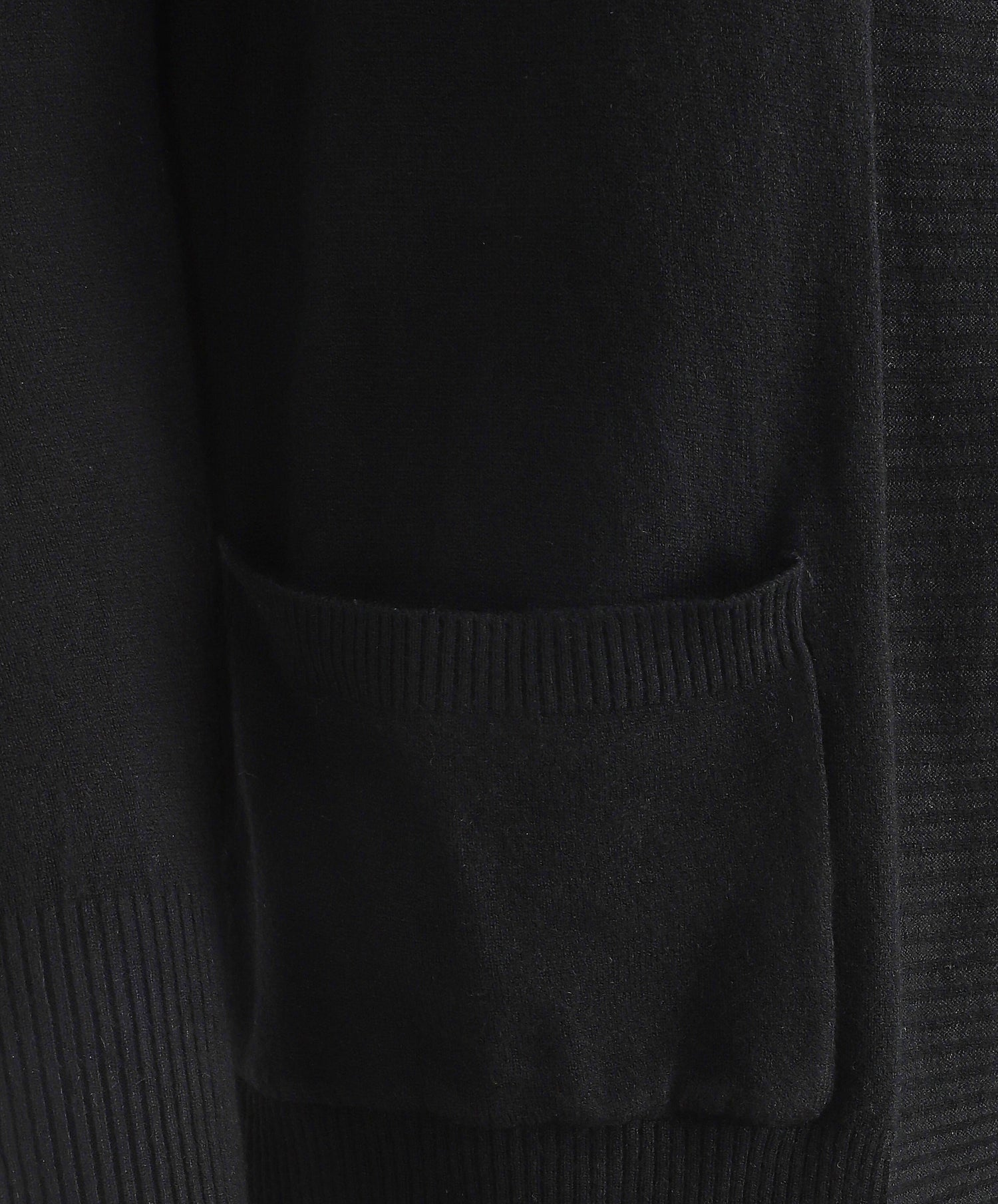 Gilet fin uni à poches plaquées - Noir - 3