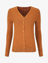 Gilet classique col V - Camel - 1