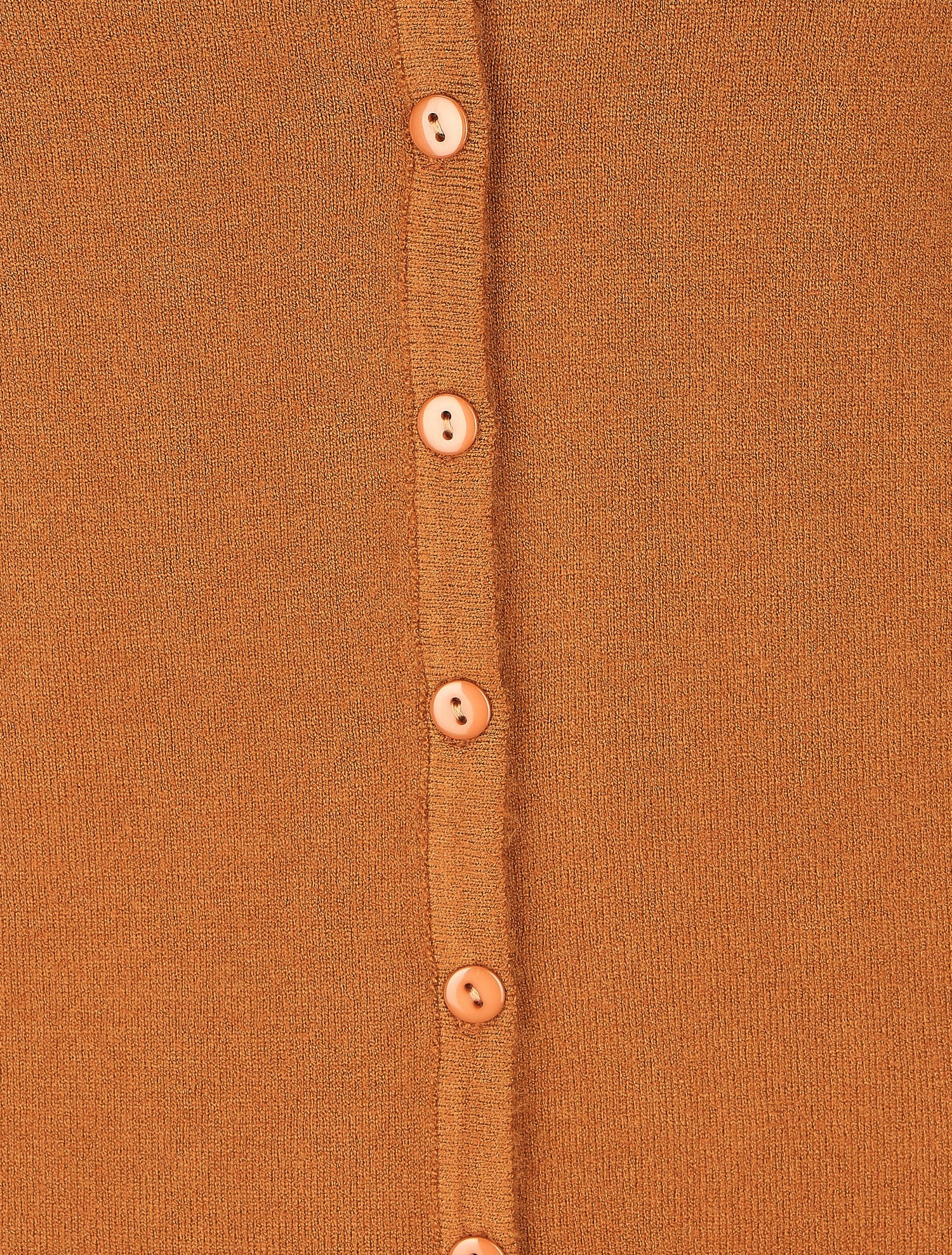 Gilet classique col V - Camel - 3