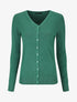 Gilet classique col V - Vert - 1
