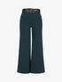 Pantalon ample taille haute - Bleu - 1