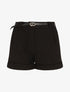 Short droit en feutrine - Noir - 1