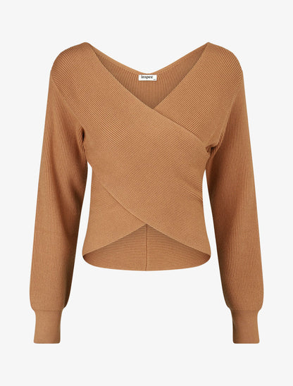 Pull cache-coeur et bas asymétrique - Camel - 1