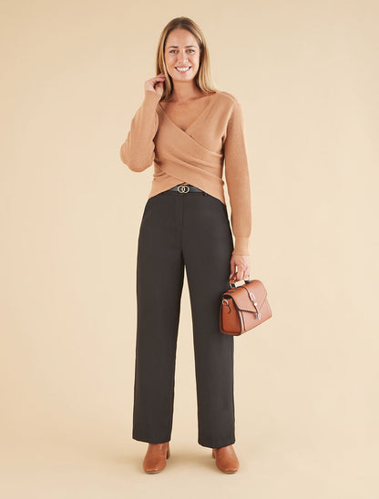 Pull cache-coeur et bas asymétrique - Camel - 4