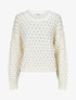 Pull en maille uni texturé - Crème - 4