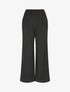 Pantalon en maille stylisée - Noir - 1
