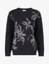 Pull à imprimé fantaisie - Noir - 1