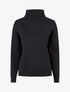 Pull droit uni à col roulé - Noir - 1