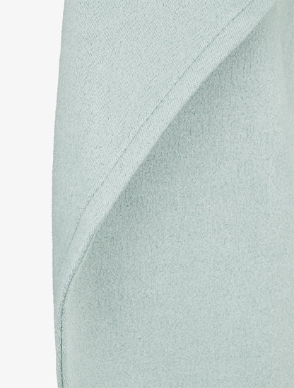 Veste en suédine à col châle - Vert d&